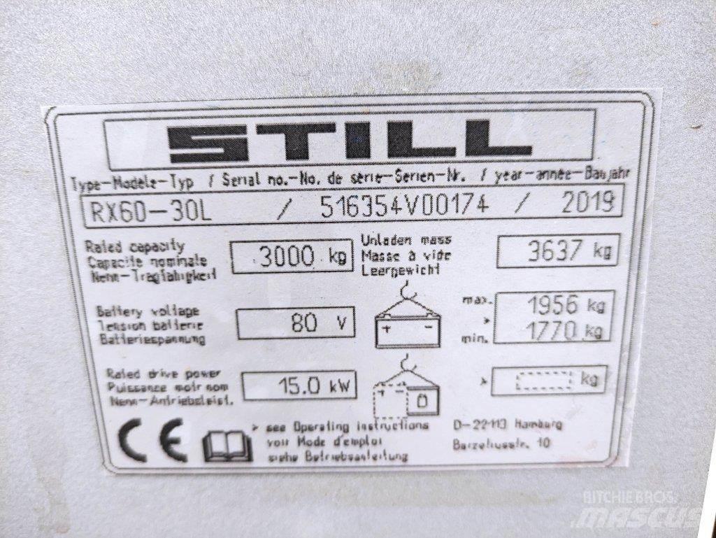 Still RX60-30 L Elektromos targoncák