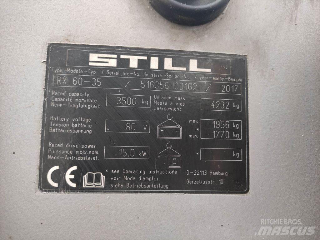Still RX60-35 Elektromos targoncák