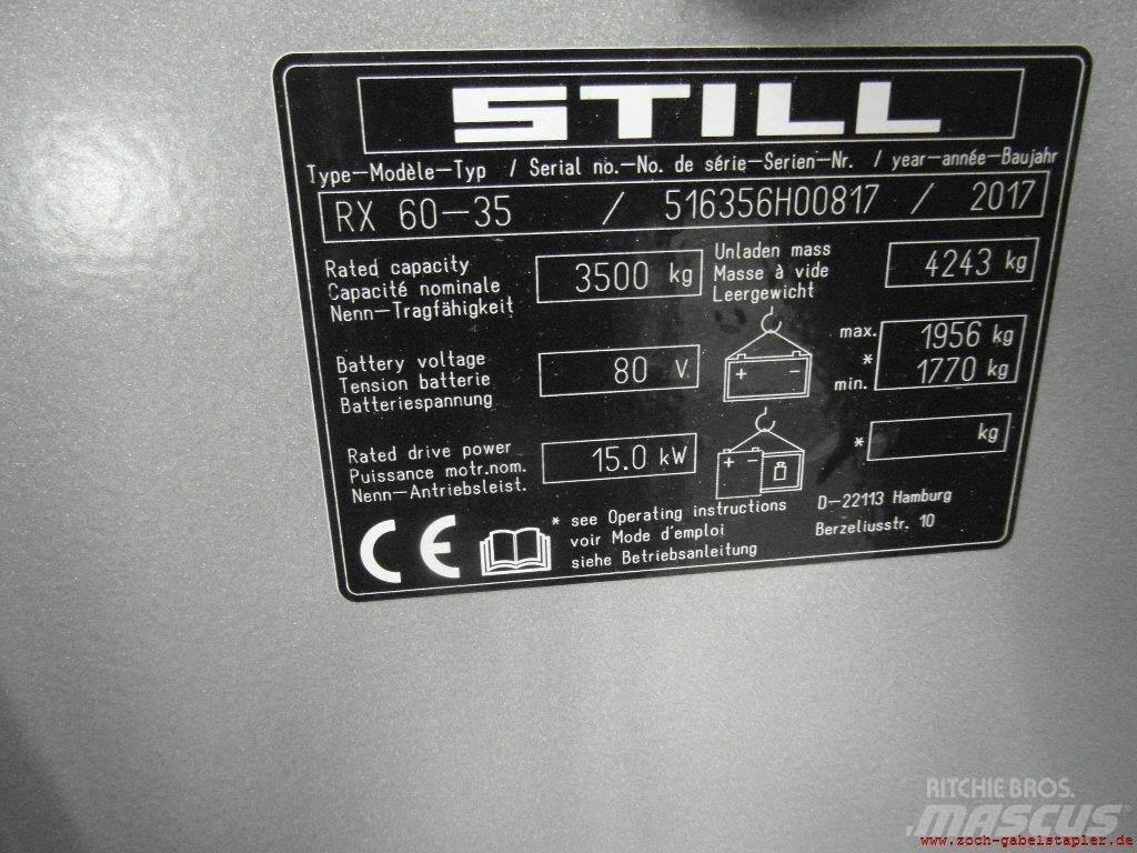 Still RX60-35 Elektromos targoncák