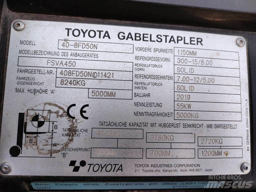 Toyota 40-8FD50N Dízel targoncák