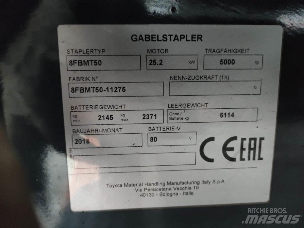Toyota 8FBMT50 Elektromos targoncák