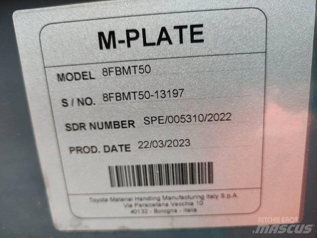 Toyota 8FBMT50 Elektromos targoncák