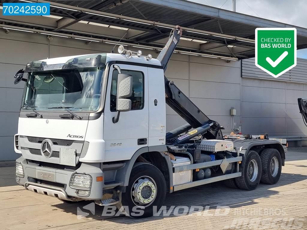 Mercedes-Benz Actros 2646 6X4 22T Hook Retarder Big-Axle Euro 5 Horgos rakodó teherautók
