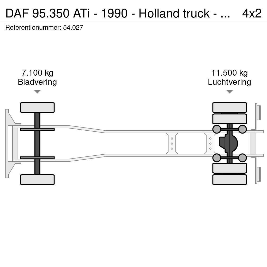 DAF 95.350 ATi - 1990 - Holland truck - Manual injecto Dobozos teherautók