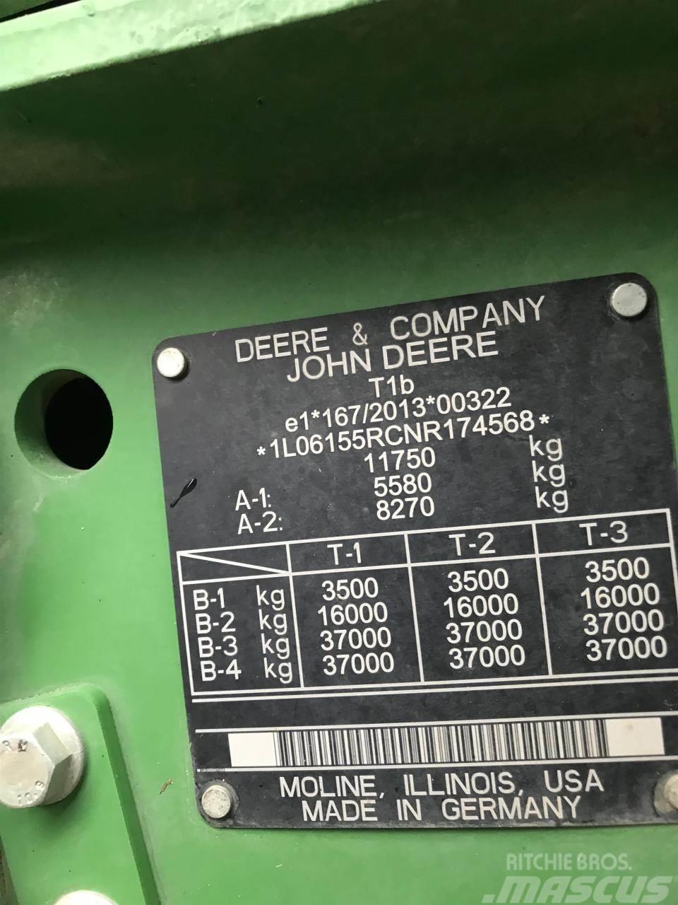 John Deere 6R 155 Traktorok