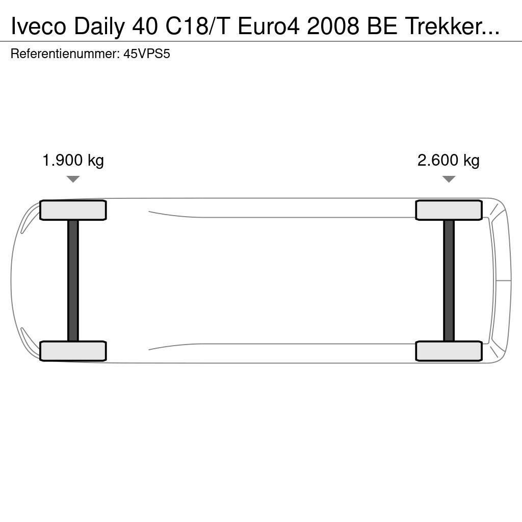 Iveco Daily 40 C18/T Euro4 2008 BE Trekker Alle inruil m Egyéb