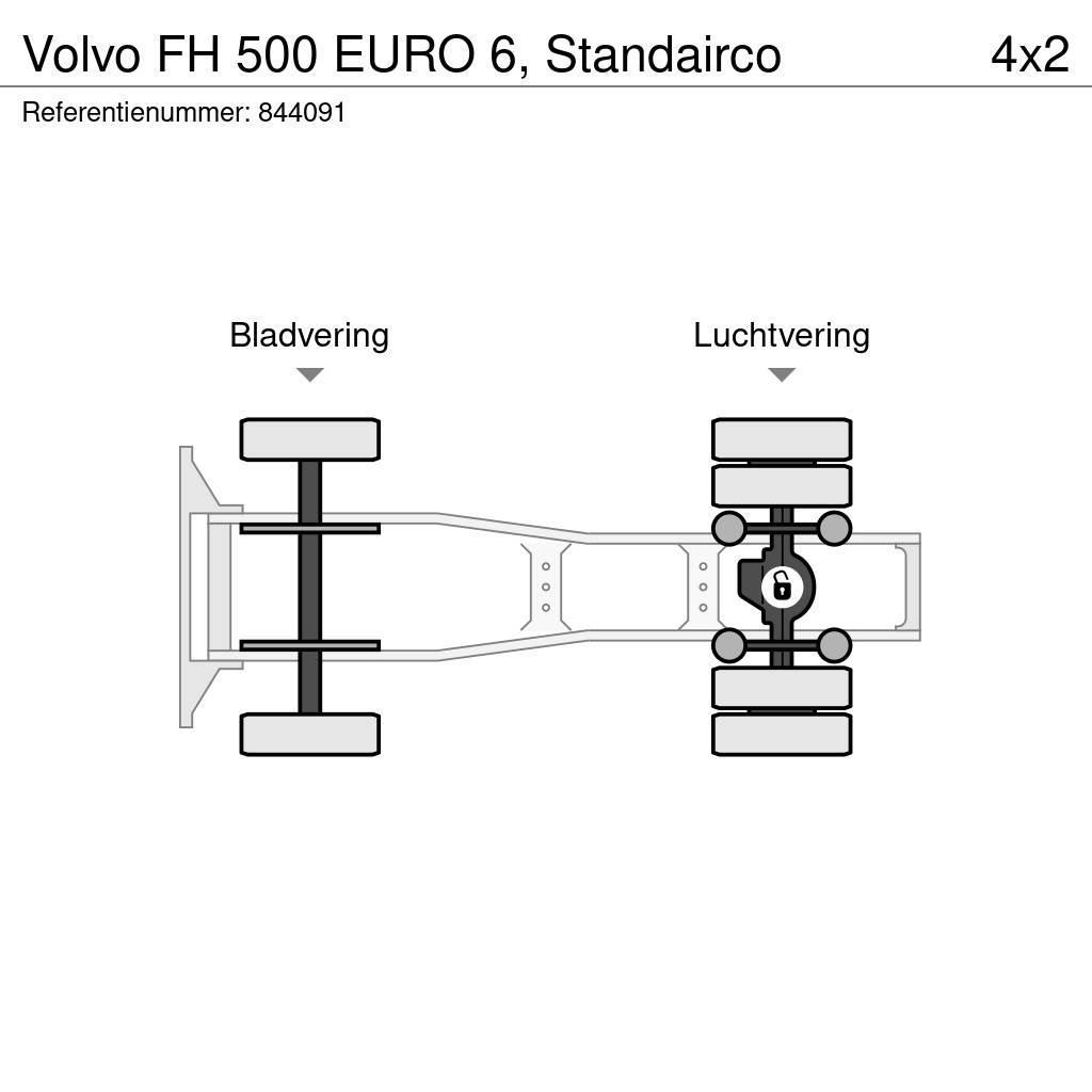 Volvo FH 500 EURO 6, Standairco Nyergesvontatók