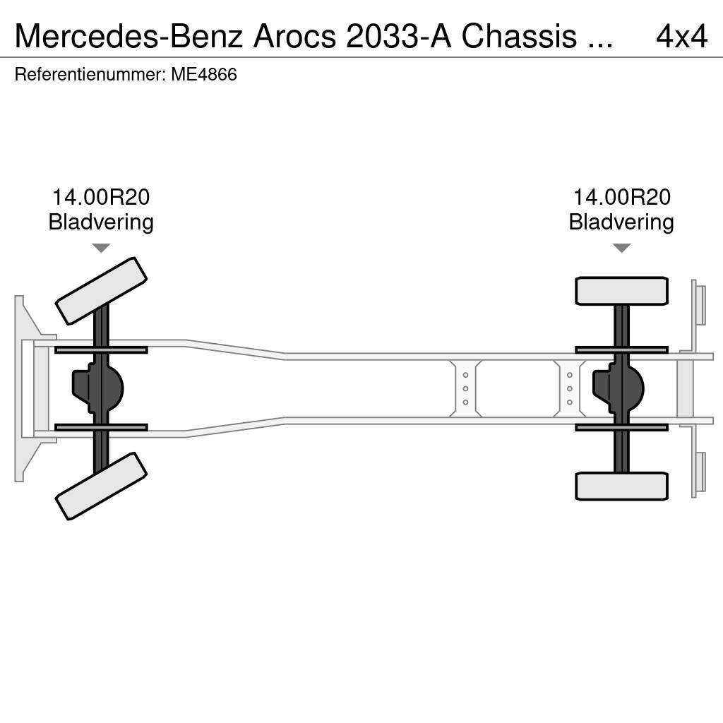 Mercedes-Benz Arocs 2033-A Chassis Cabin (2 units) Fülkés alváz