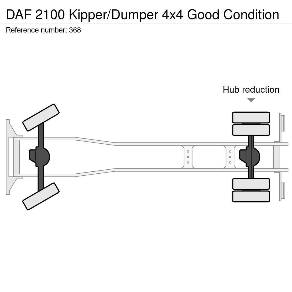 DAF 2100 Kipper/Dumper 4x4 Good Condition Billenő teherautók