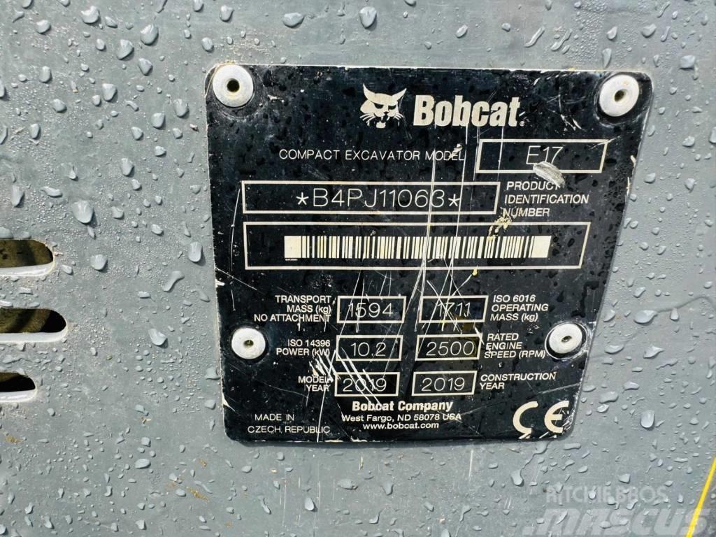 Bobcat E 17 Mini kotrók < 7t