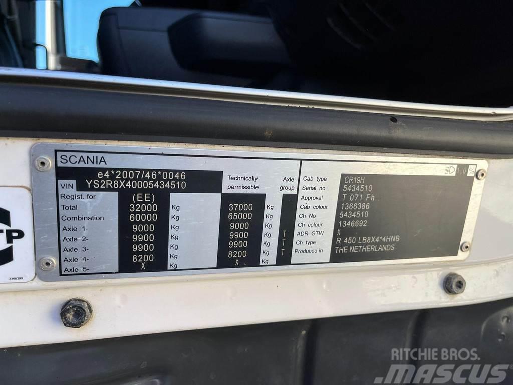 Scania R 450 8x4*4 FOR SALE AS CHASSIS ! Fülkés alváz