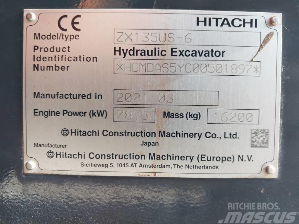 Hitachi ZX 135 US-6 Lánctalpas kotrók