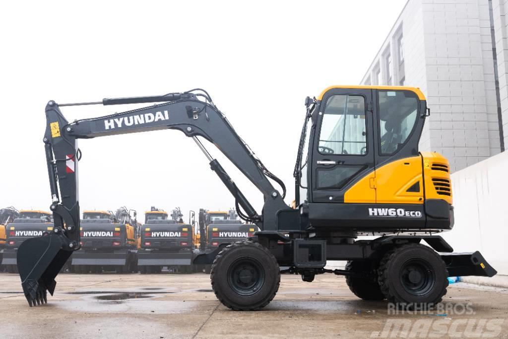 Hyundai New Brand Wheel Excavator Gumikerekes kotrók