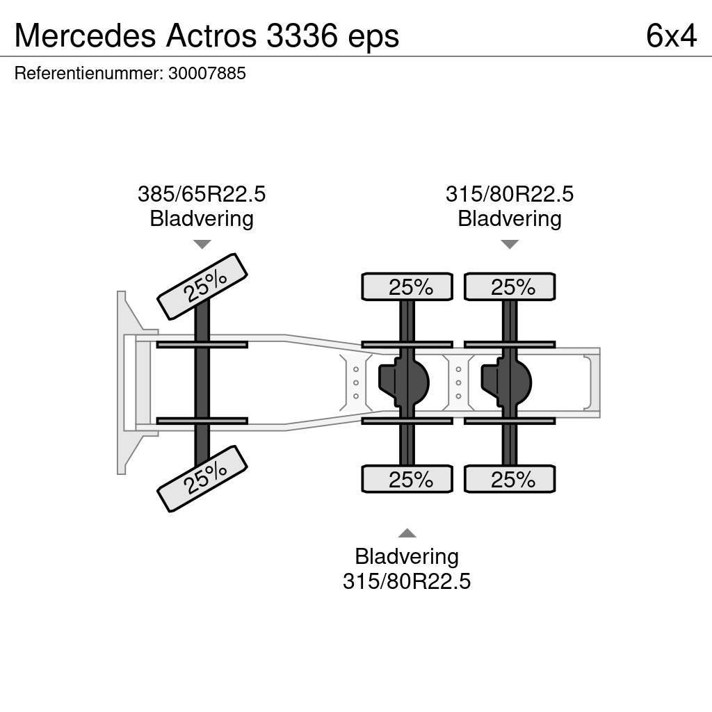 Mercedes-Benz Actros 3336 eps Nyergesvontatók
