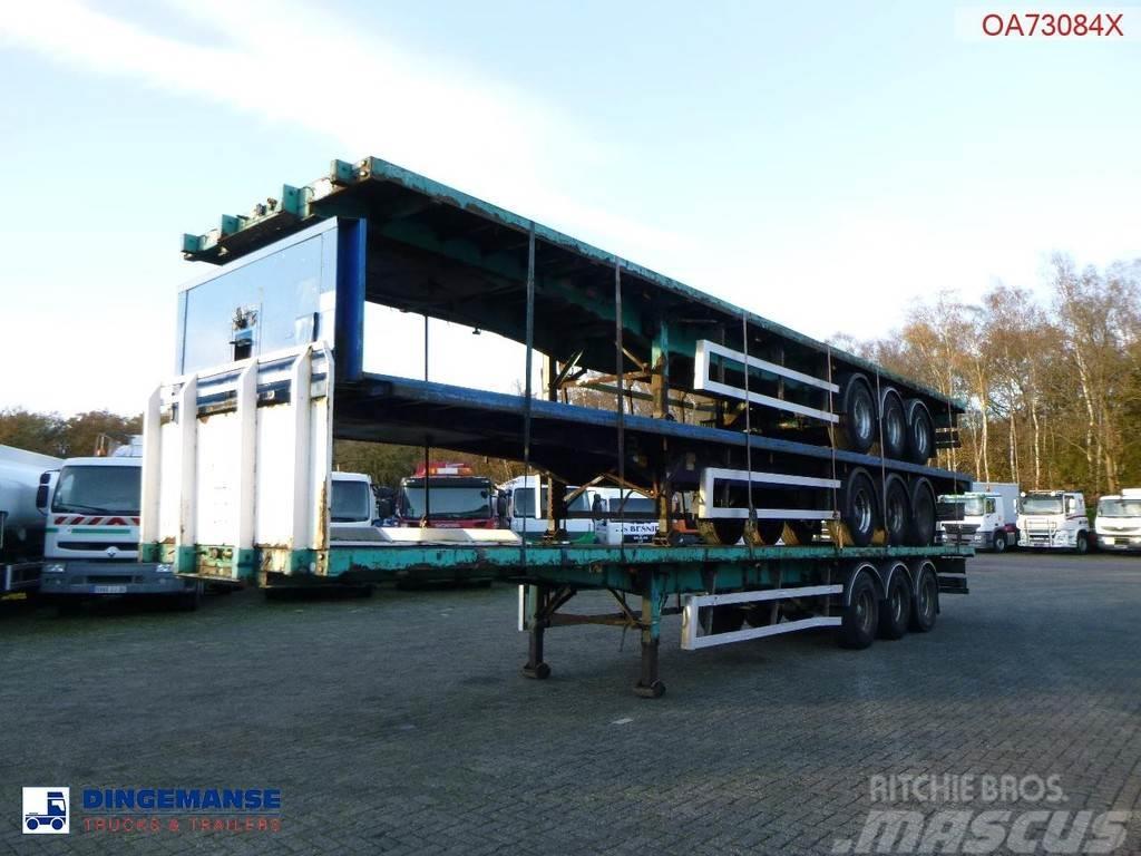 SDC Stack - 3 x platform trailer 13.6 m / 39 t Platós / Ponyvás félpótkocsik