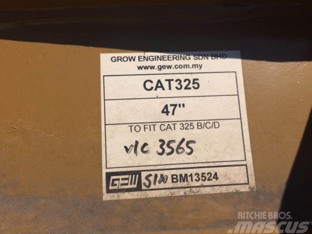 CAT 325B / 325C / 325D 47 inch HDbucket Kanalak