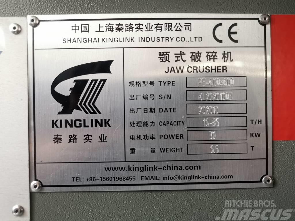 Kinglink Jaw Crusher PE400X600 (16X24) Törőgépek