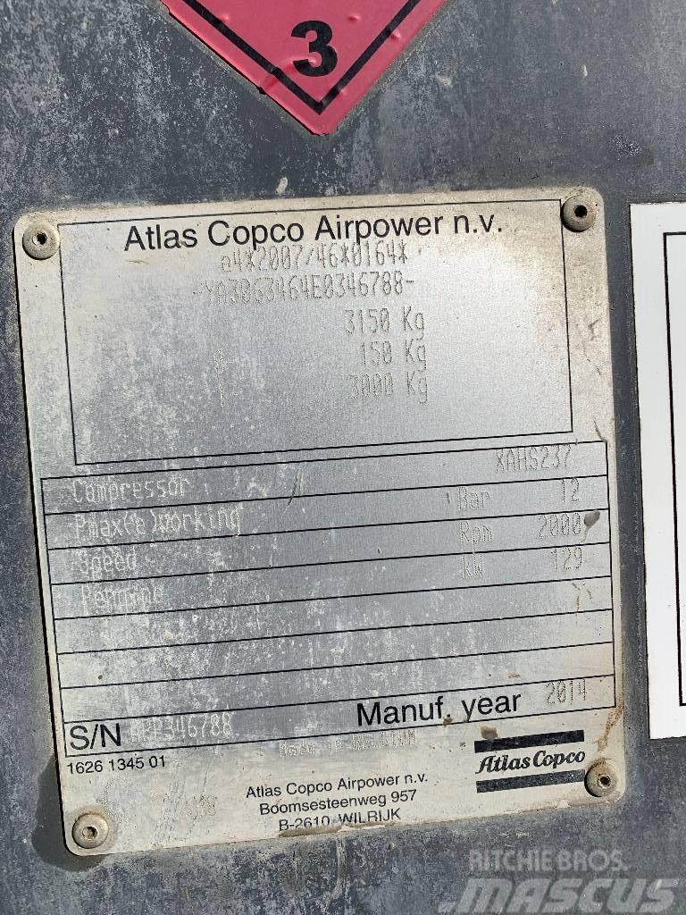 Atlas Copco XAHS 237 Kompresszorok