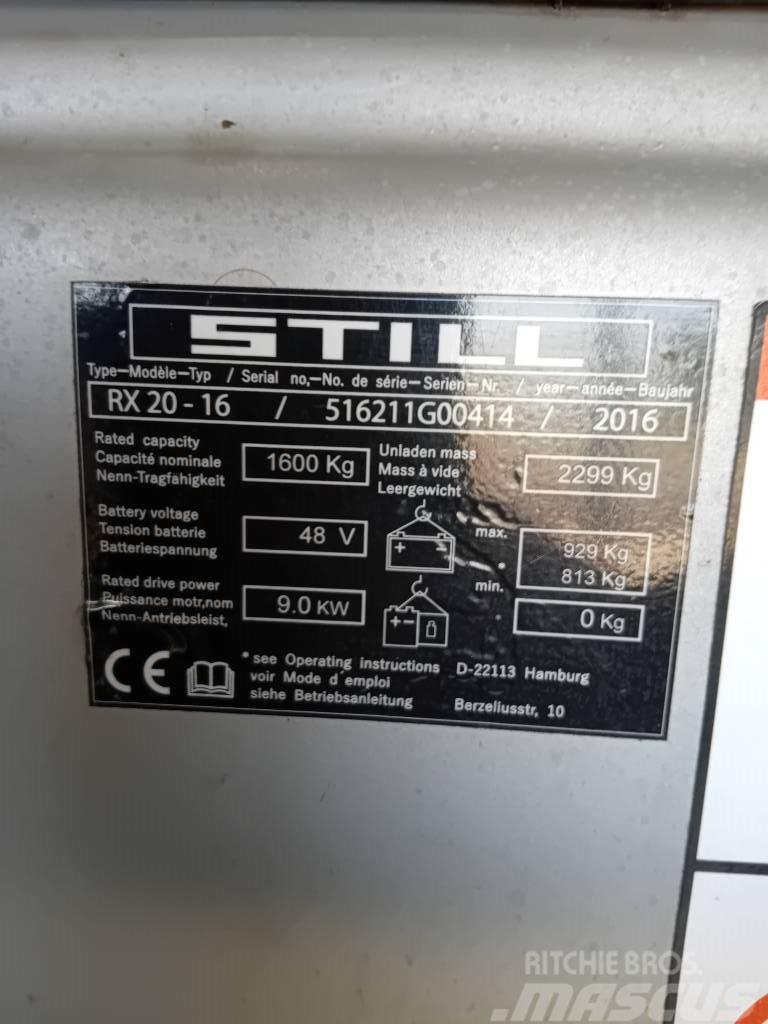 Still RX20-16 Elektromos targoncák