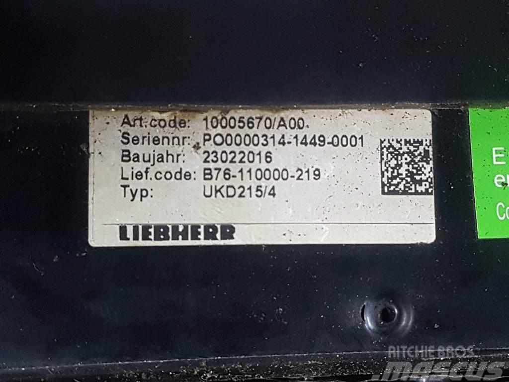 Liebherr A934C-10005670-UKD215/4-Airco condenser/Koeler Alváz és felfüggesztés