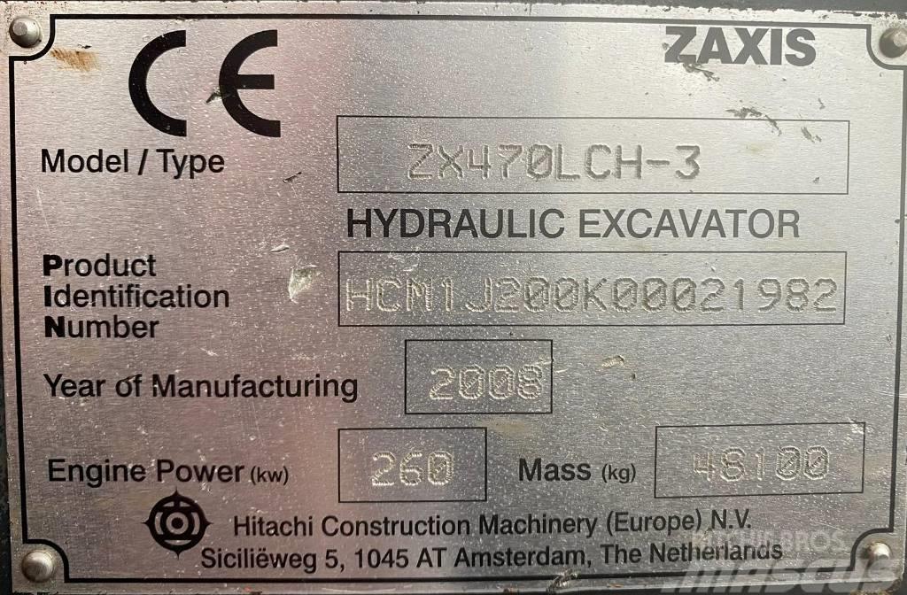 Hitachi ZX 470 LC H-3 Lánctalpas kotrók