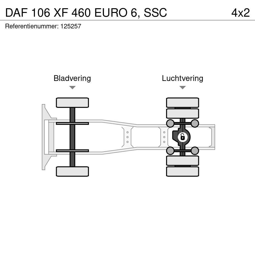DAF 106 XF 460 EURO 6, SSC Nyergesvontatók