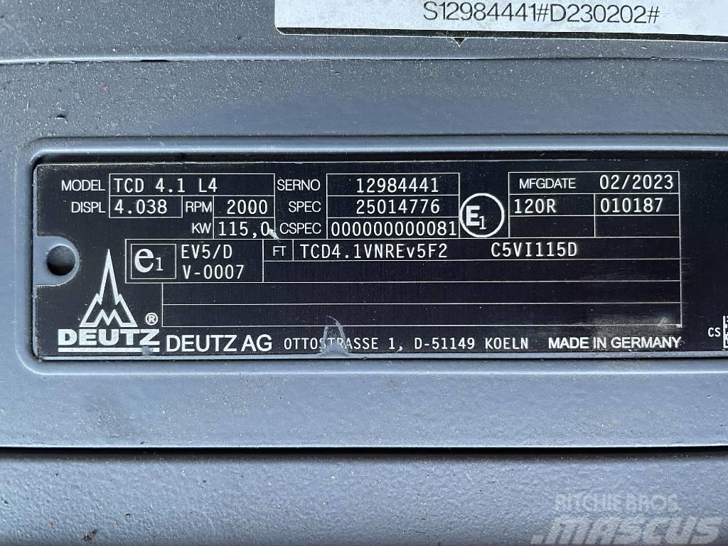 Deutz TCD4.1L4 - 105 kVA Stage V Generator - DPX-19011 Dízel áramfejlesztők