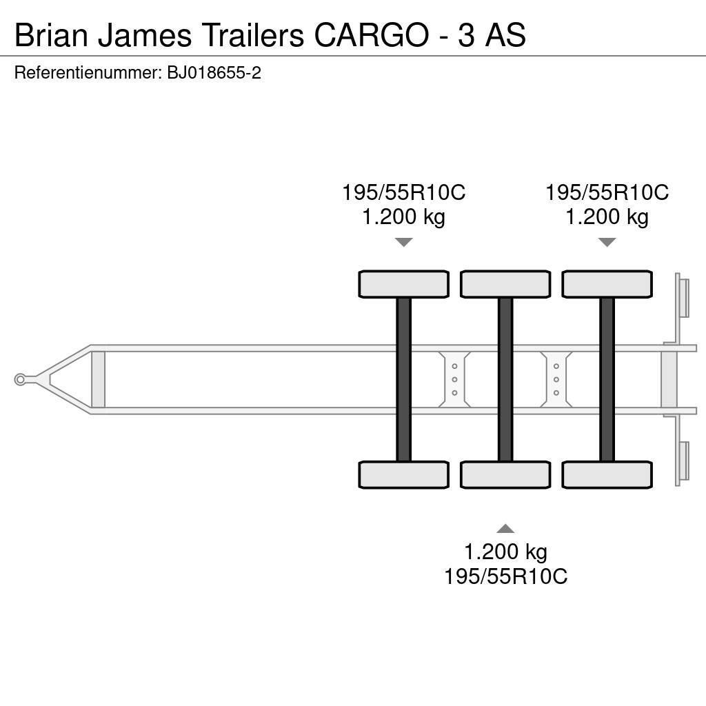 Brian James Trailers CARGO - 3 AS Járműszállító pótkocsik