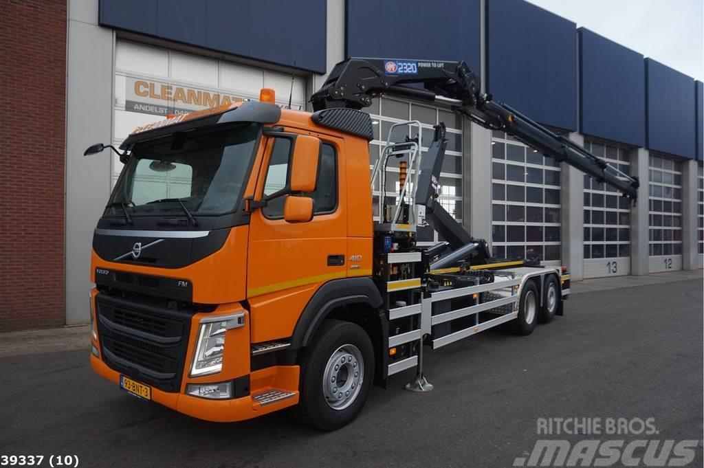Volvo FM 410 HMF 23 ton/meter laadkraan Horgos rakodó teherautók