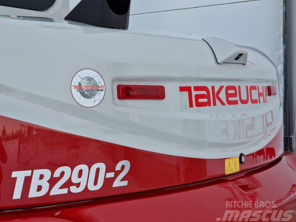 Takeuchi TB290-2 2PC med SMP rotortilt Mini kotrók < 7t