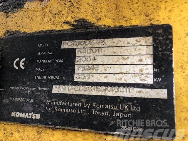 Komatsu PC 750 SE-7K Lánctalpas kotrók
