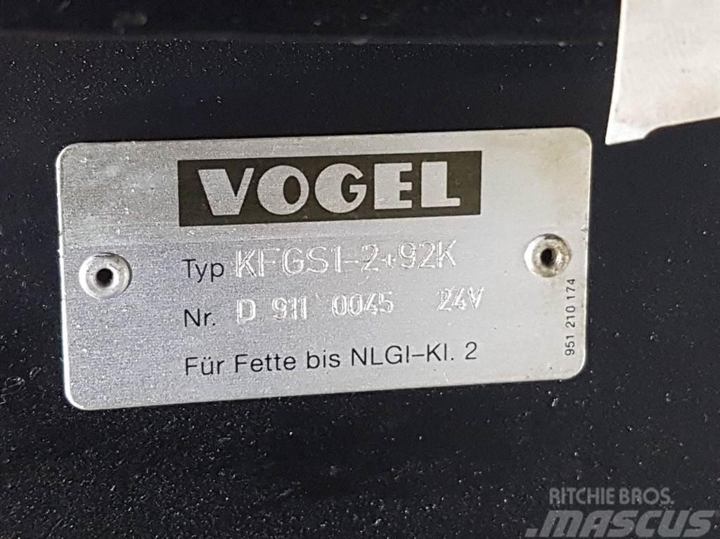 Liebherr A924-Vogel KFGS1-2+92K 24V-Lubricating system Alváz és felfüggesztés