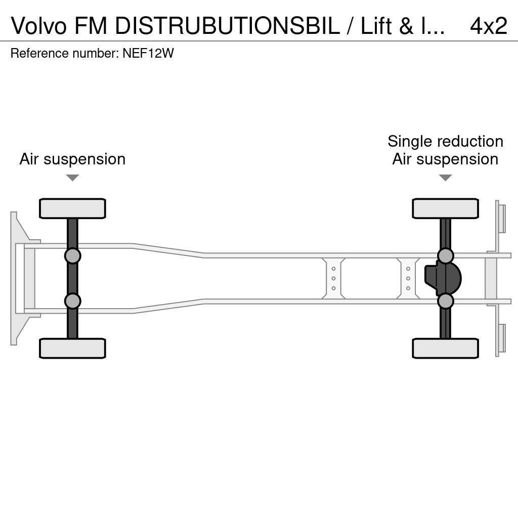 Volvo FM DISTRUBUTIONSBIL / Lift & lucka. Dobozos teherautók