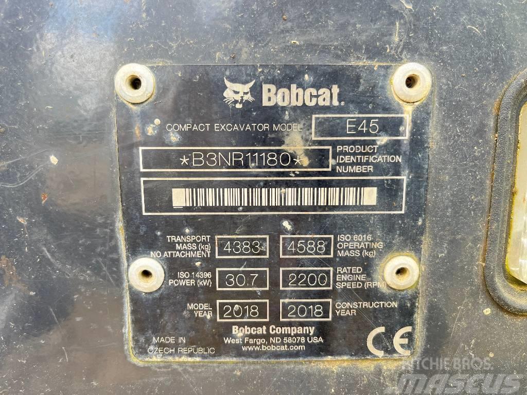 Bobcat E 45 Mini kotrók < 7t