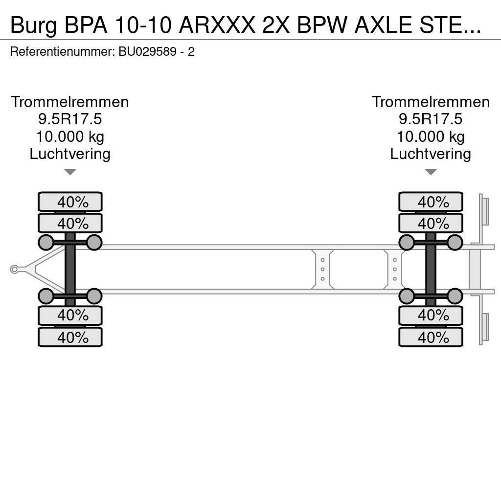 Burg BPA 10-10 ARXXX 2X BPW AXLE STEERING Multiliftes