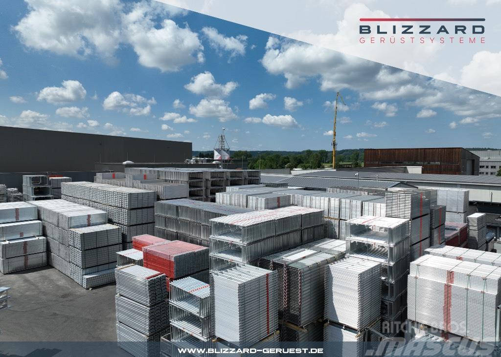 Blizzard 163,45 m² Stahlgerüst mit Robustböden NEU Állvány felszerelések