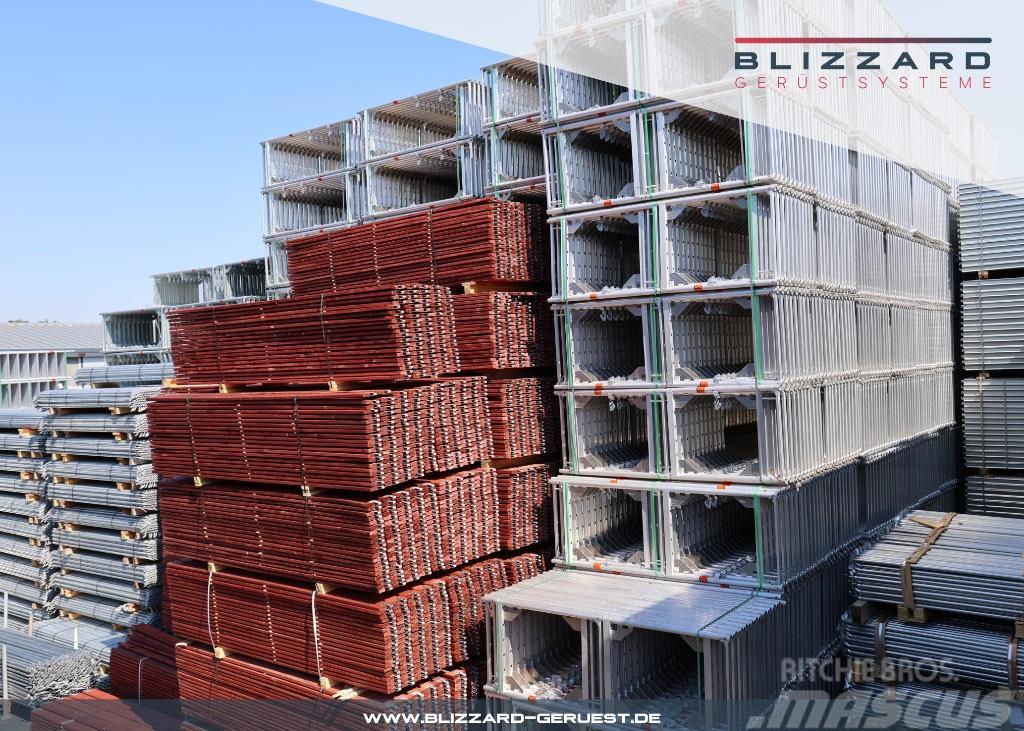 Blizzard 163,45 m² Stahlgerüst mit Robustböden NEU Állvány felszerelések