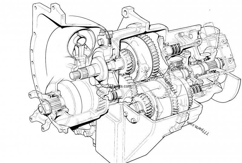 JCB PowerShift gearbox 1:1.495 JCB 542-70 Váltók