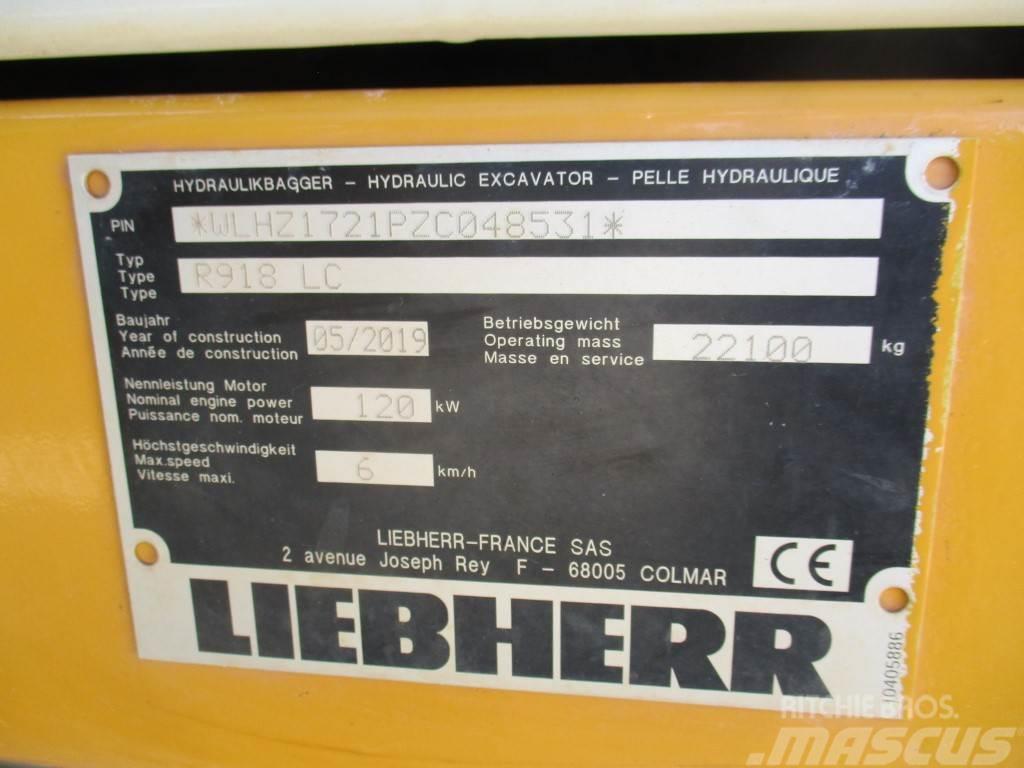 Liebherr R 918 Litronic Lánctalpas kotrók