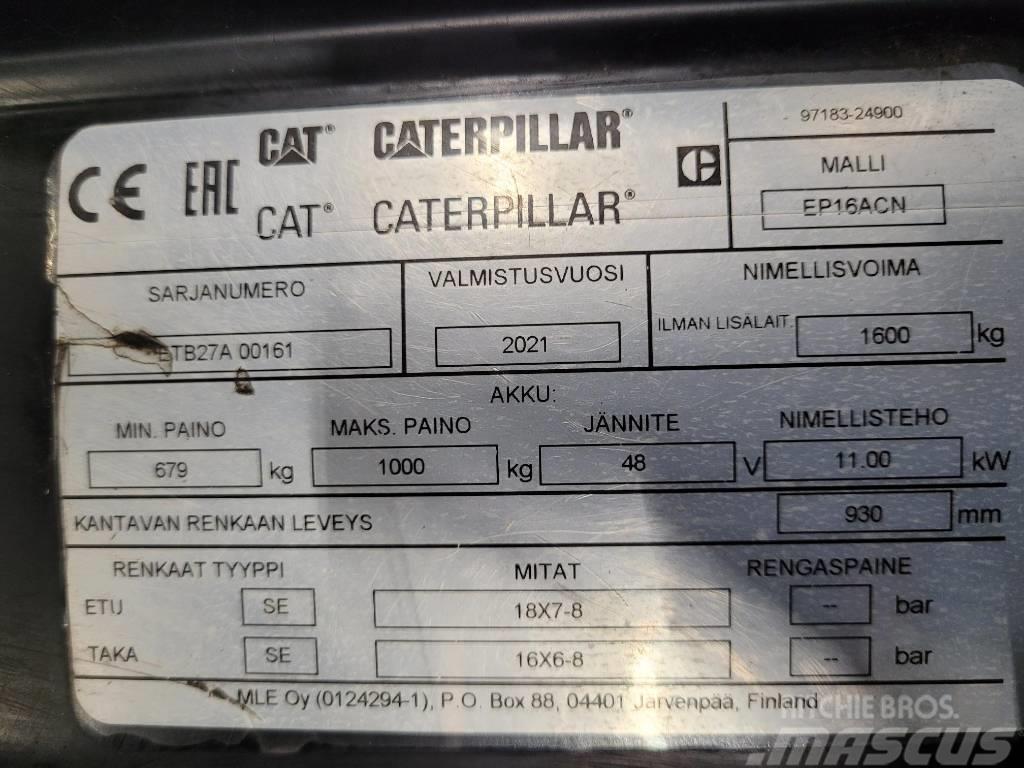 CAT EP16 ACN Elektromos targoncák