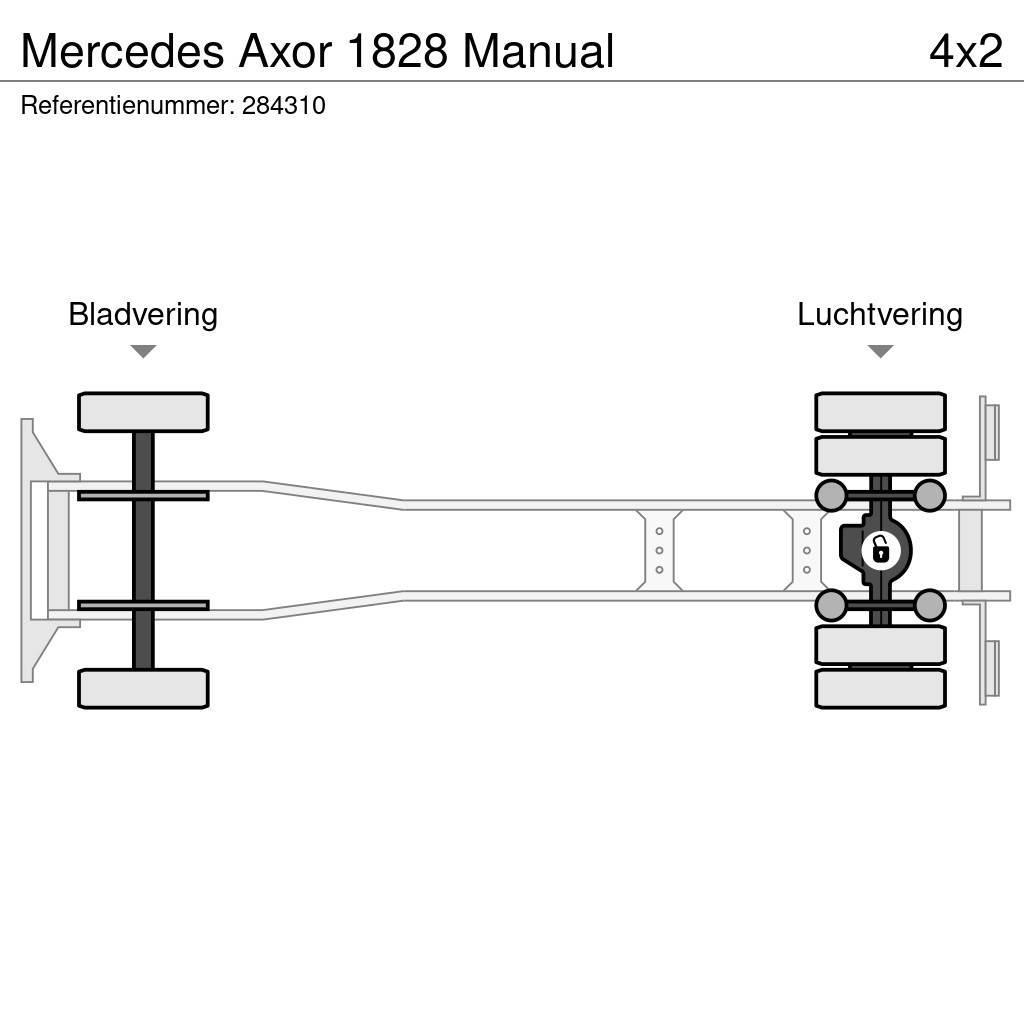 Mercedes-Benz Axor 1828 Manual Elhúzható ponyvás