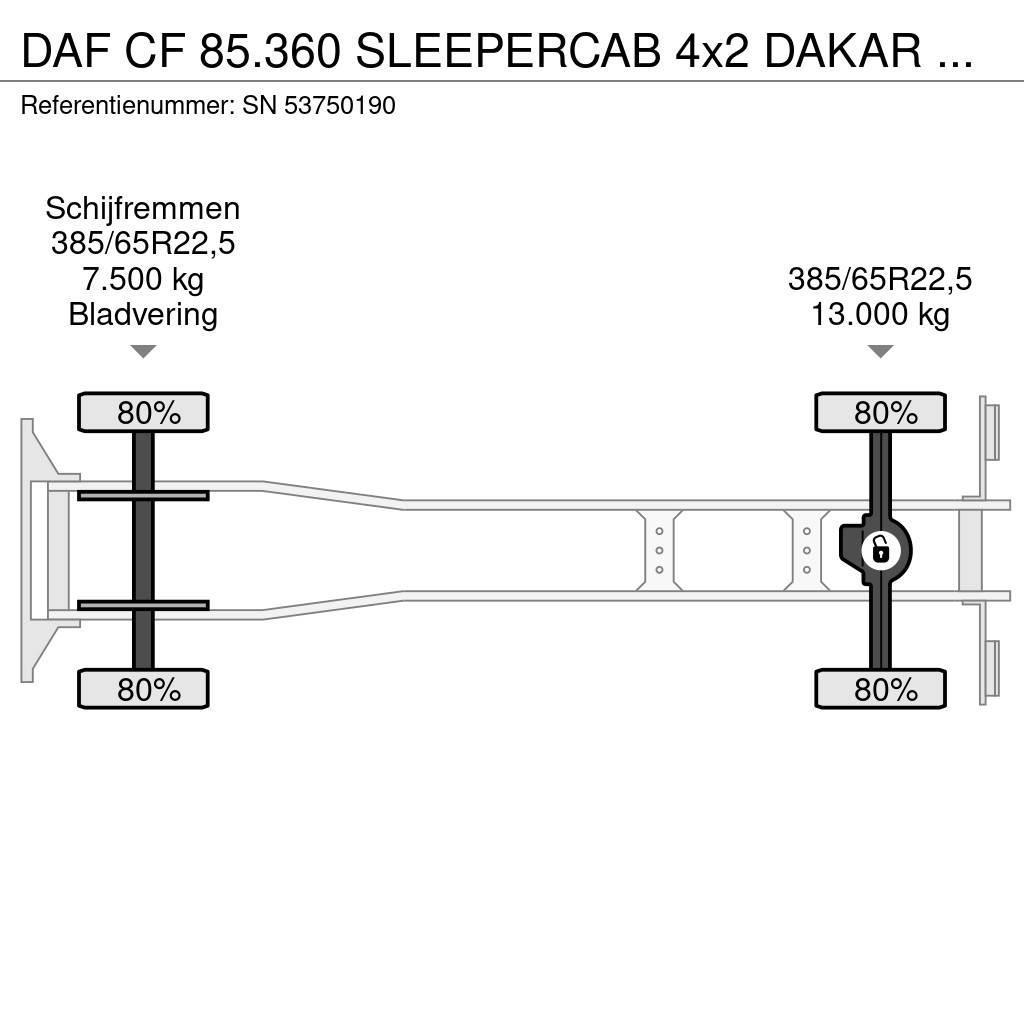 DAF CF 85.360 SLEEPERCAB 4x2 DAKAR EDUCATION TRUCK (ZF Dobozos teherautók