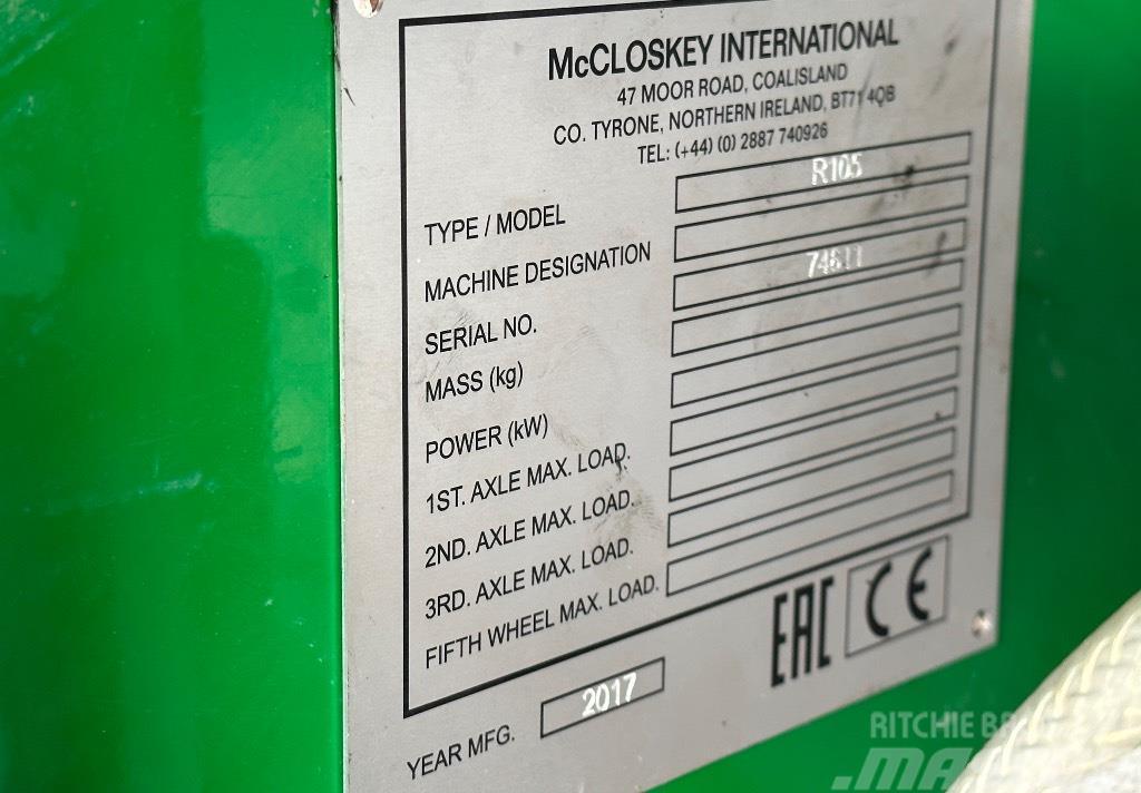 McCloskey R105 Osztályozó berendezések
