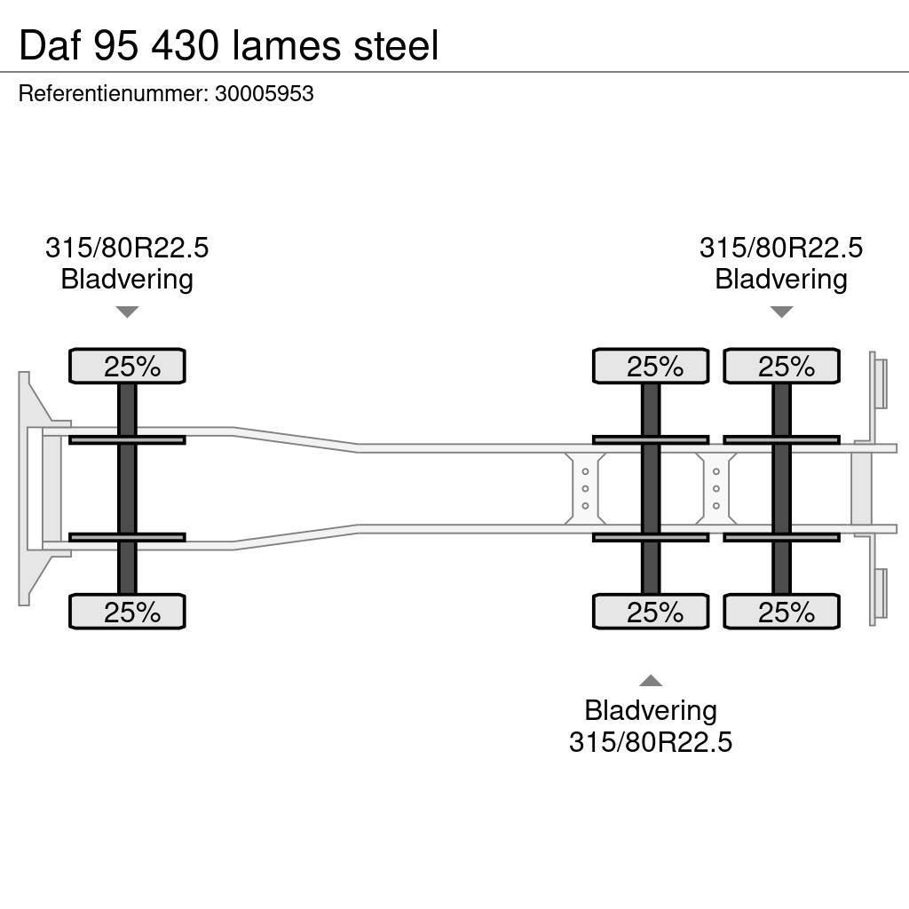 DAF 95 430 lames steel Billenő teherautók