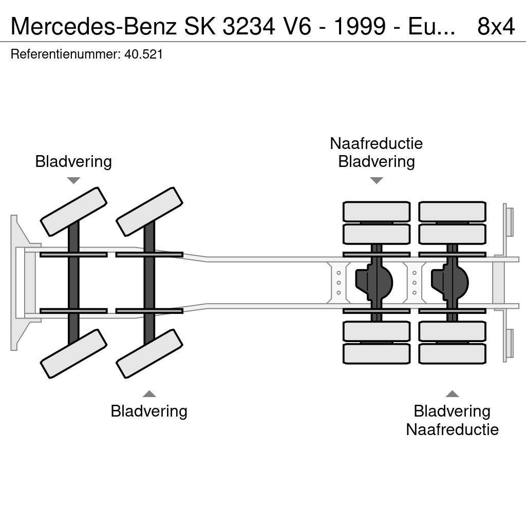 Mercedes-Benz SK 3234 V6 - 1999 - Euro 2 - Big Axles - Full stee Fülkés alváz