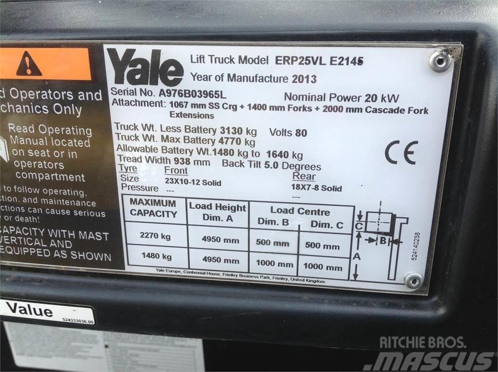 Yale ERP 25 VL heftruck Elektromos targoncák