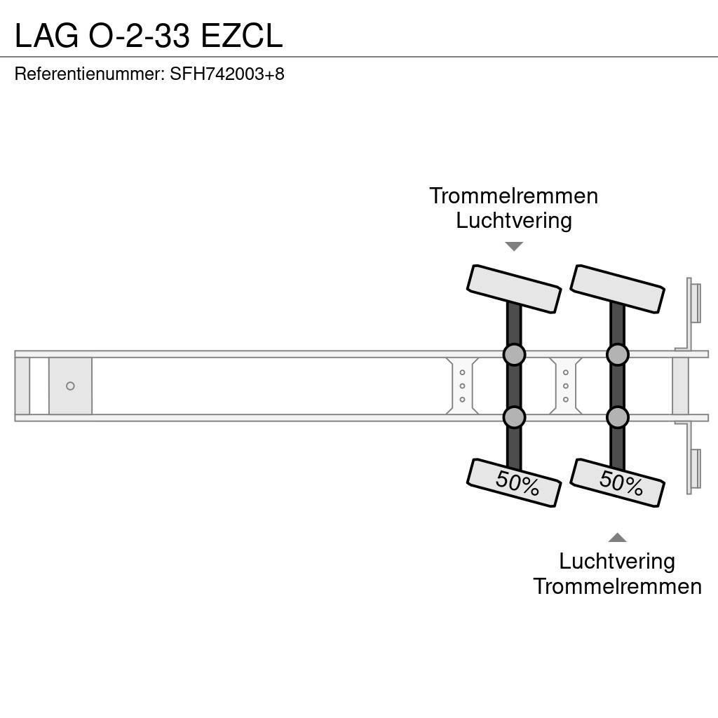 LAG O-2-33 EZCL Hűtős félpótkocsik