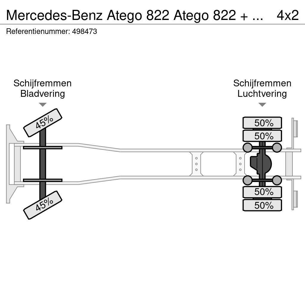 Mercedes-Benz Atego 822 Atego 822 + Euro 5 + Dhollandia lift Dobozos teherautók