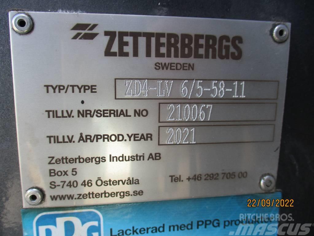  Zetterbergs Dumpersflak  Hardox ZD4-LV 6/5-58-11 Szétszerelhető rakodók