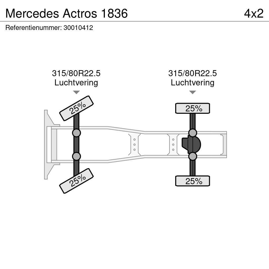 Mercedes-Benz Actros 1836 Nyergesvontatók